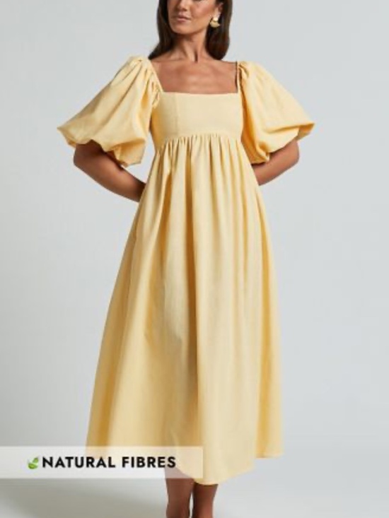 Showpo. Dresses & Skirts - Showpo Cenia Midi Dress - Yellow 6